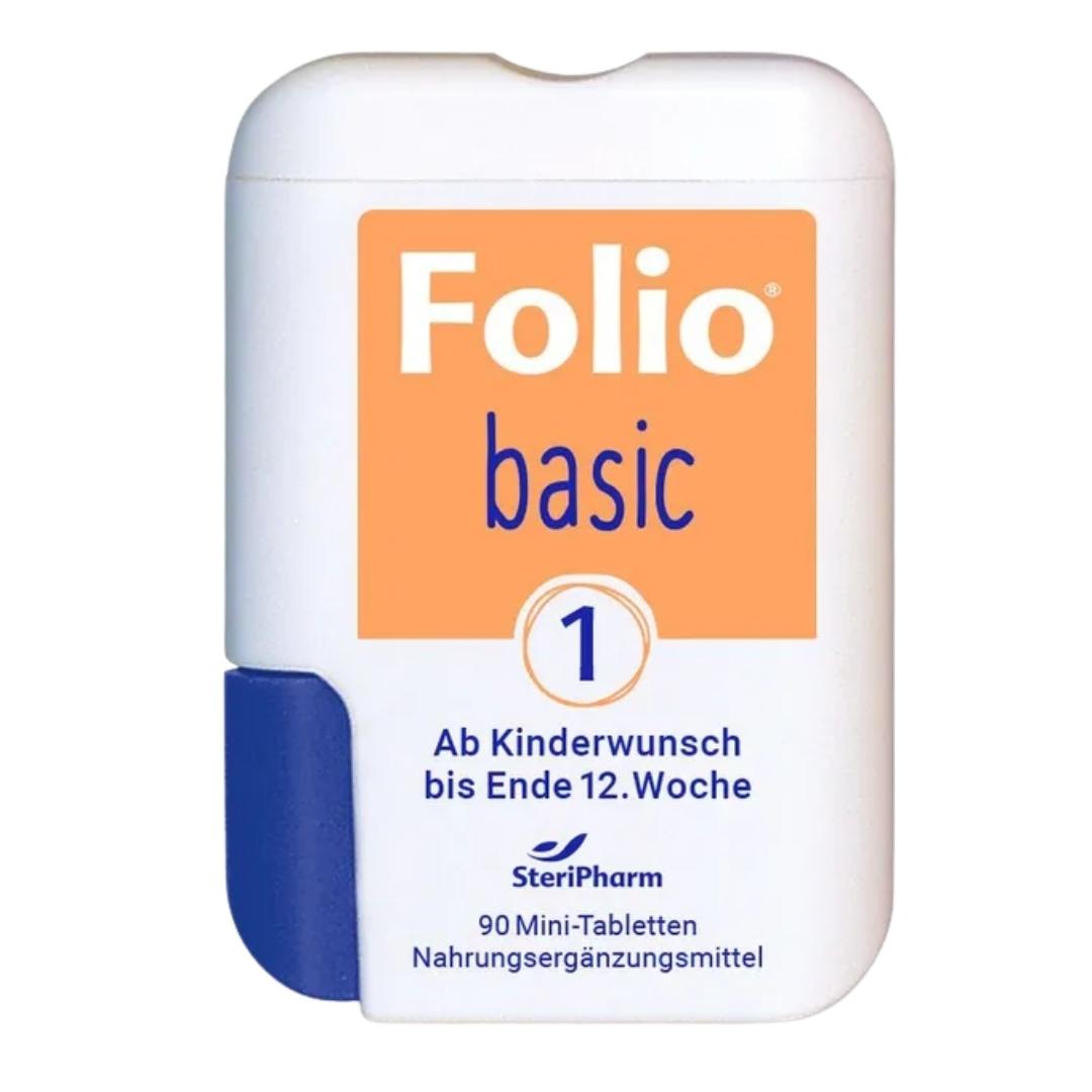 Folio 1 basic film-coated tab 90 pcs