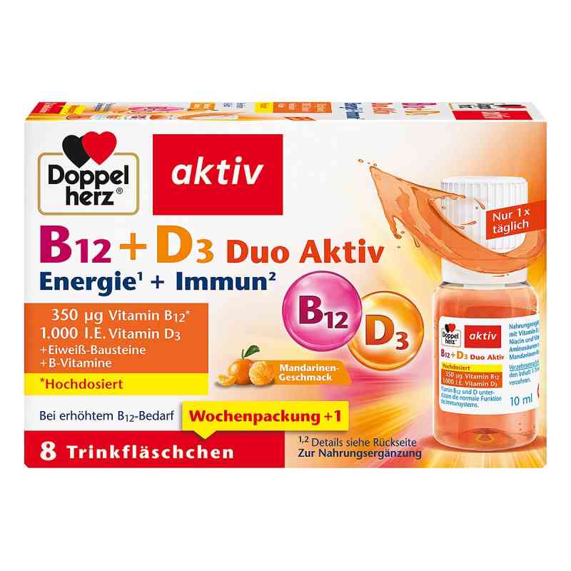 Doppelherz B12 + D3 Duo Aktiv Drinking Ampoules