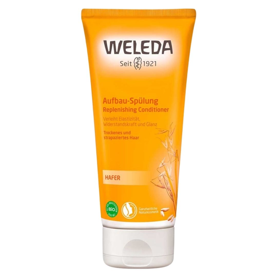 Buy at VicNic.com the WELEDA Organic Oat Builder Conditioner, Hair Conditioner Gives Elasticity, Resilience and Shine, Natural Cosmetics Hair Oil Improves Combability
