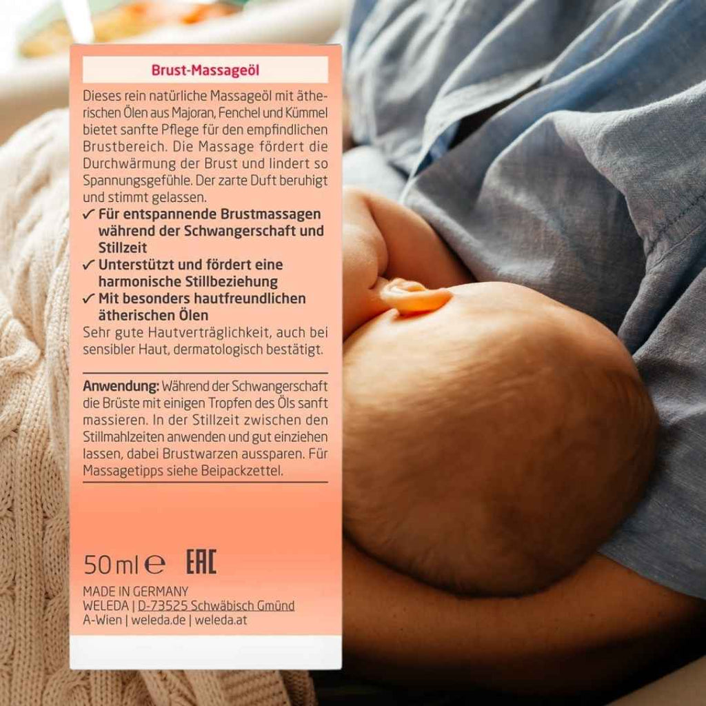WELEDA mama masaža za masažu dojke 50 ml