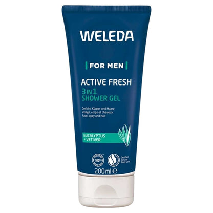 Weleda For Men Active Fresh 3in1 Shower Gel 200 ml