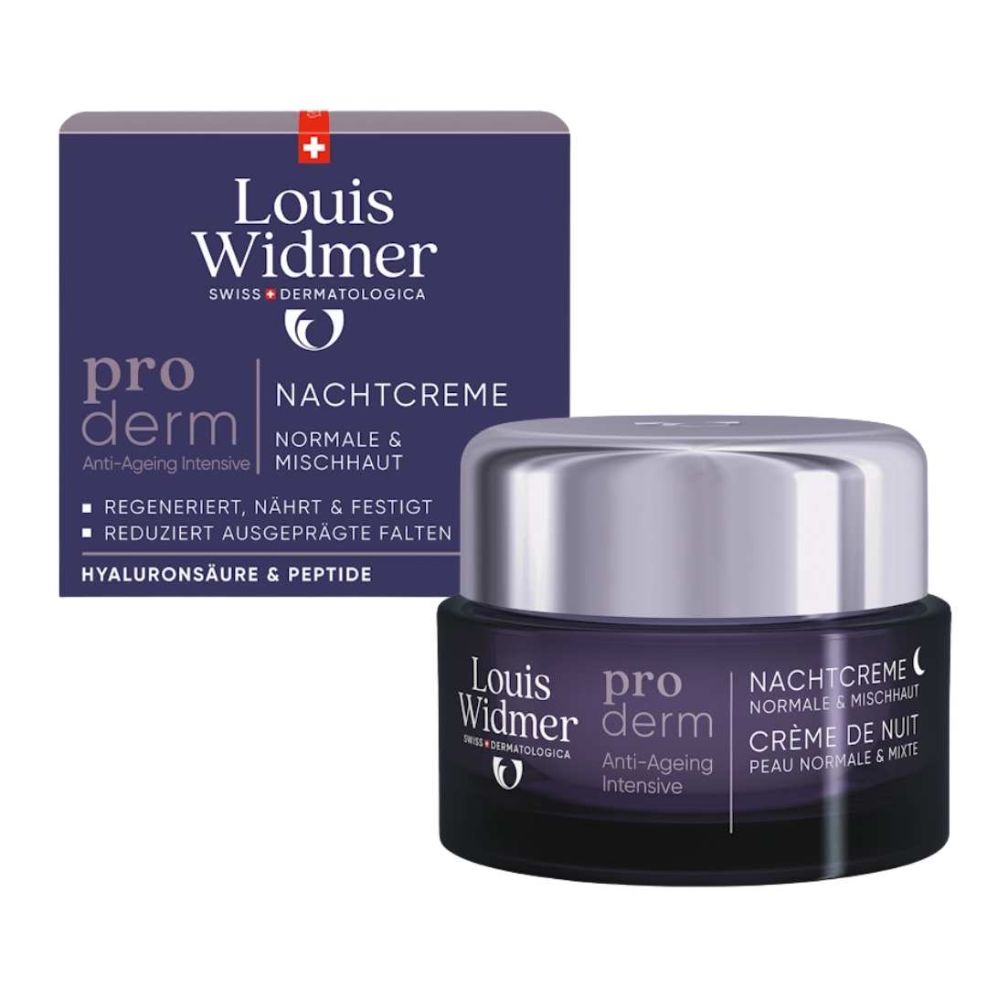 Louis Widmer Proderm Night Cream Lightly Scented 50 ml