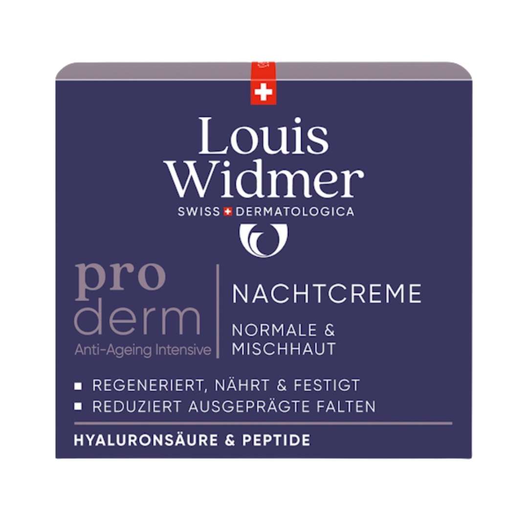 Louis Widmer Proderm Night Cream Lightly Scented 50 ml