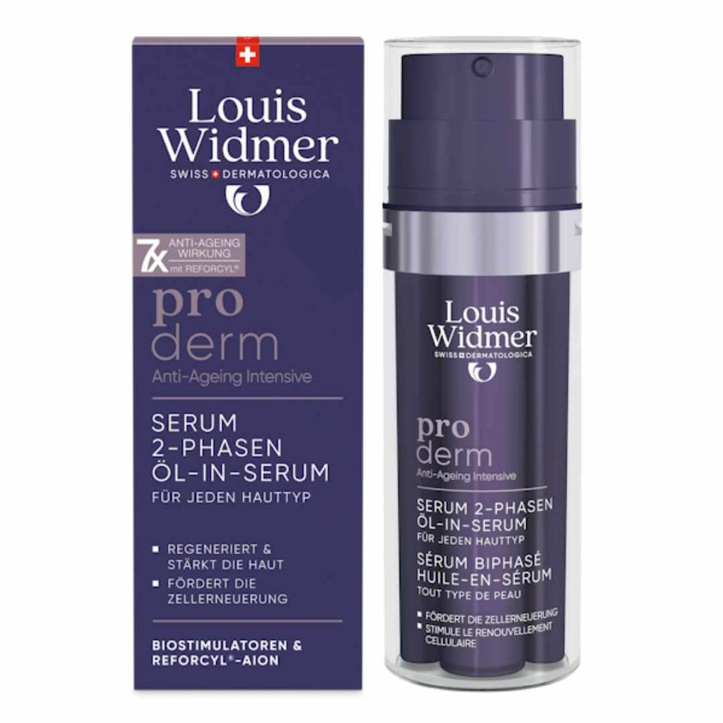 Louis Widmer Proderm Serum 2-fasen olie-in-serum licht geurend 35 ml