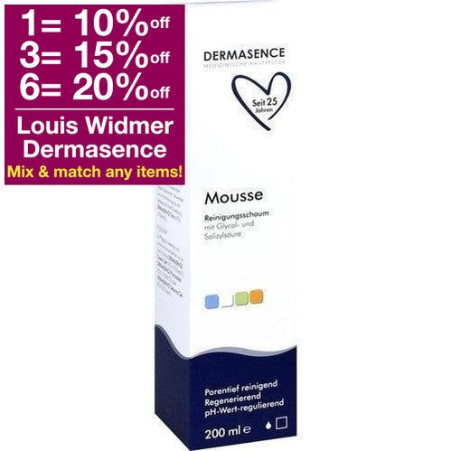 Dermasence Mousse Cleansing Foam 200 ml is a Cleansing