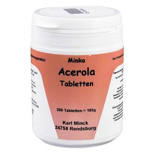 Acerola C -vitamin tabletter 200 fane