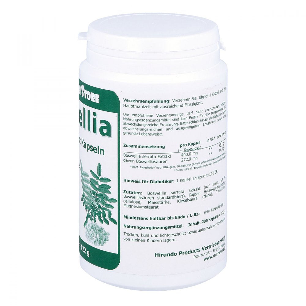 Nutri Store Boswellia 400 mg Extract Vegi 200