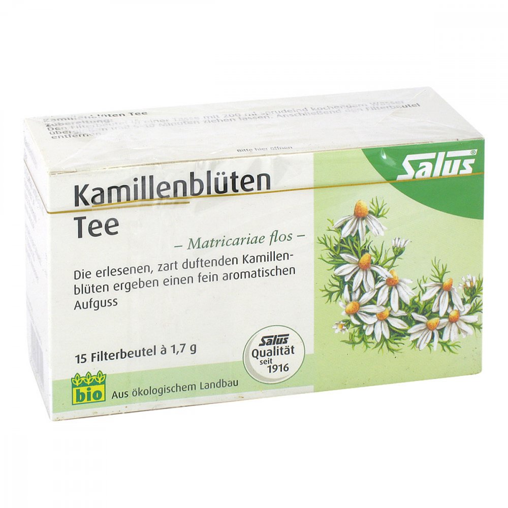 Té de manzanilla orgánica salus 1 caja