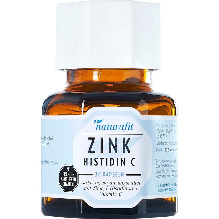 Naturafit Zinc Histidine C Capsules 30 cap at VicNic.com
