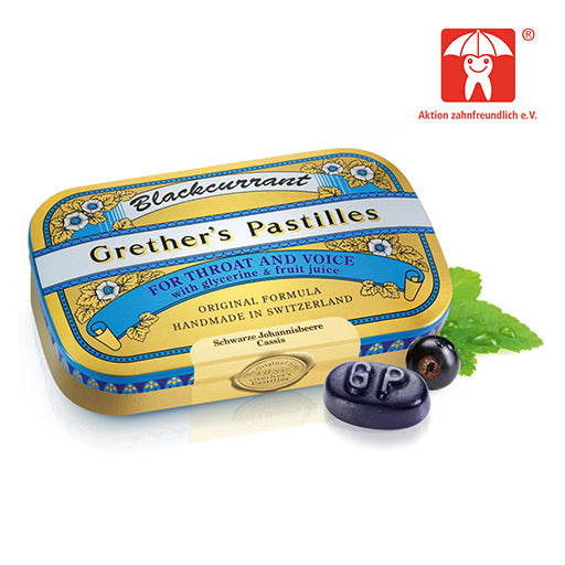 Grethers Blackcurrant Gold Tin 60 g