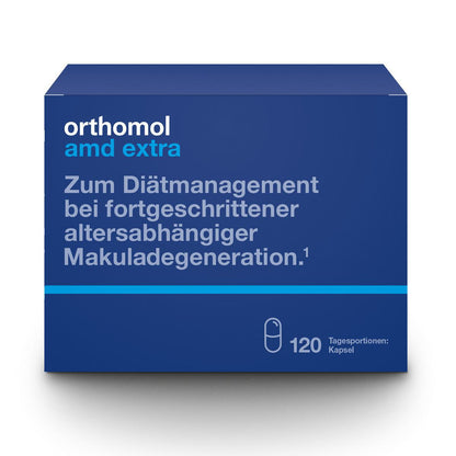 New packaging design - Orthomol AMD Extra - Supplement for eye