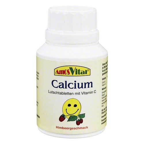 Amosvital Calcium & Vitamin C Lozenges 50 tab