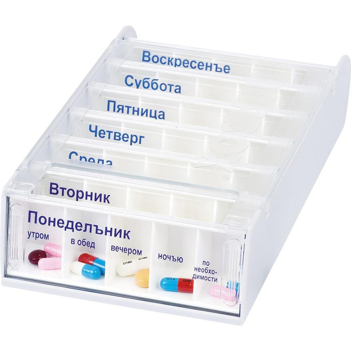 Anabox Seven Days Weekly Pill Box - Russian 1 pcs