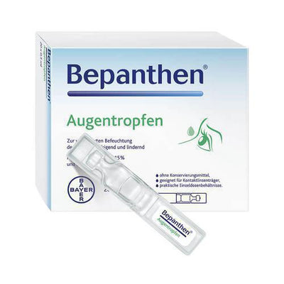 <tc>Bepanthen</tc> قطرات للعين لترطيب العين، 20 × 0.5 مل