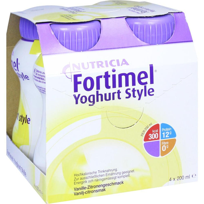 Fortimel Yogurt Style Vanilla Lemon Flavor 8x4x200ml
