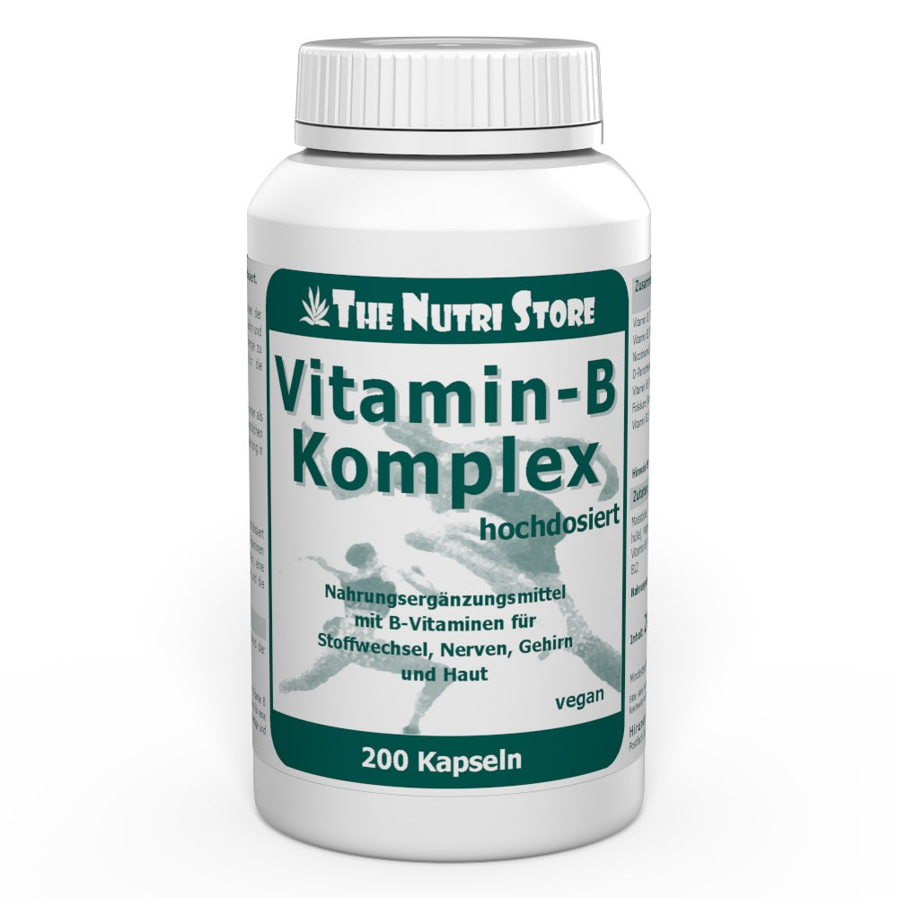 Nutri Store Vitamin B Complex didelės dozės kapsulės 200 kap