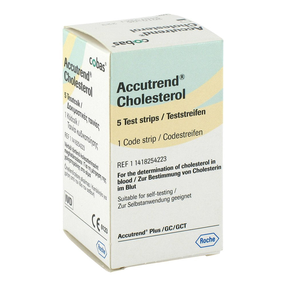 „Accutrend“ cholesterolio bandymo juostelės 5 vnt