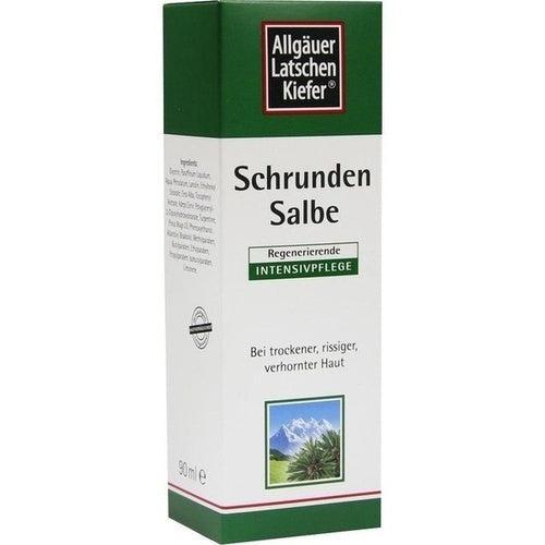 The regenerating intensive care of Allgäuer Latschenkiefer Fissures Ointment against fissures, dry, cracked and heavily callused skin. Improves its elasticity and resilience. Contains original Allgäuer Latschenkiefer pine oil. Ideal in effect in connection with the Allgäuer Latschenkiefer pine Sole foot bath. VicNic.com