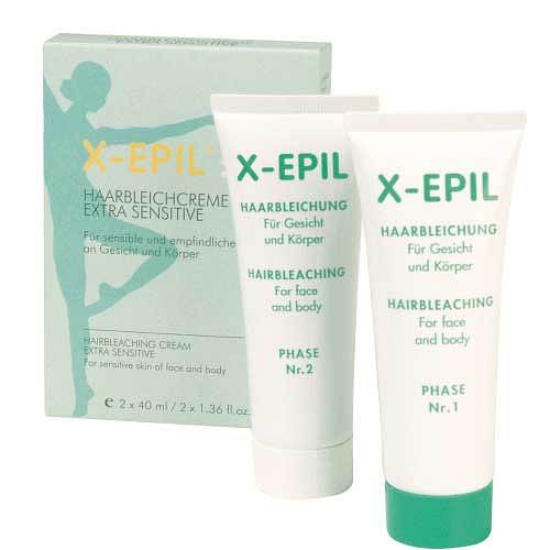 X-EPIL krema za izbjeljivanje kose 2x40 ml