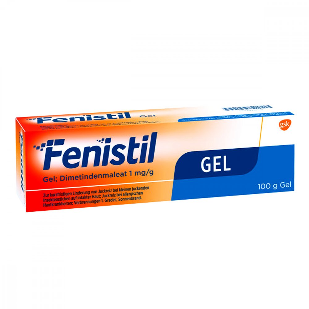 Carton box of Fenistil Gel