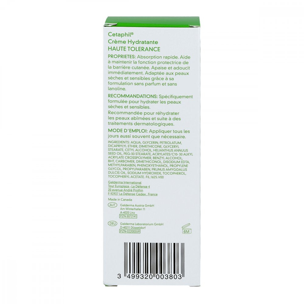 Cetaphil Moisturizer 85 ml - back