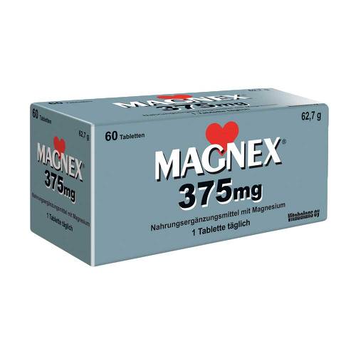 MAGNEX 375 mg tabletter 60 fane