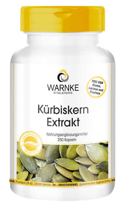 Warnke Pumpkin Seed Extract 250 cap