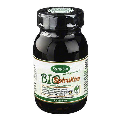 „Allcura Sanatur“ organinės spirulinos tabletės 500 vnt