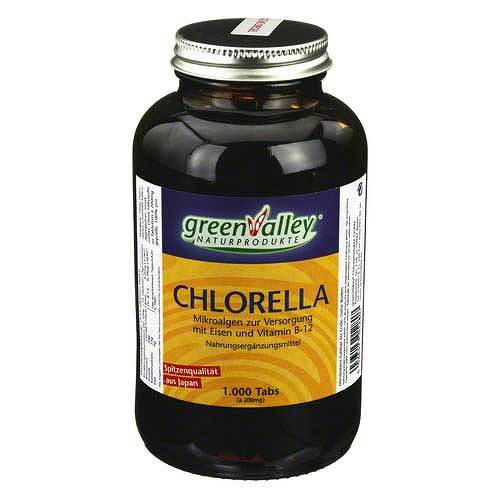 GreenValley Chlorella 200 mg tabletter 1000 st
