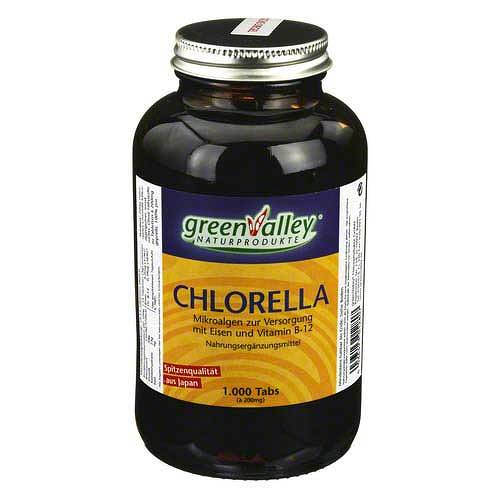 GreenValley Chlorella 200 mg Tablets 1000 pcs