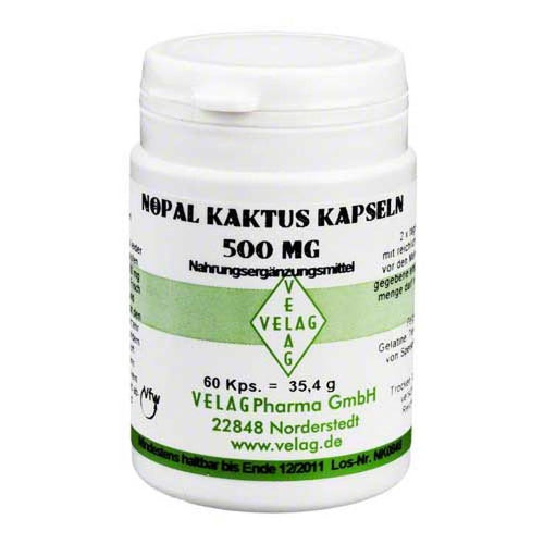 Nopal Cactus 500 Mg Capsules 60 Pcs