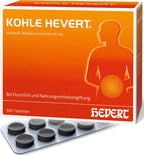 Comprimidos de carvão médico 300 pcs