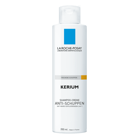 La Roche-Posay Kerium Cream Shampoo was developed for dandruff and dry scalp, often in combination with dull, dry hair and itching. A rich and nourishing cream formula specially developed for your scalp. 