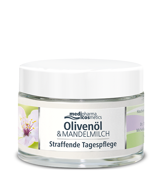 Olio d'oliva medipharma e latte di mandorle rassodardo day cure 50 ml