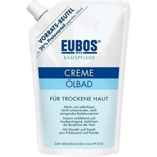 Eubos Cream Bath Oil Refill Pack 400 ml is a Bath & Shower