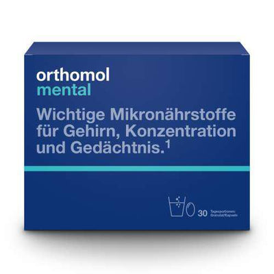 Orthomol mentális granulátum & tabletta a kognitív támogatáshoz 30 nap