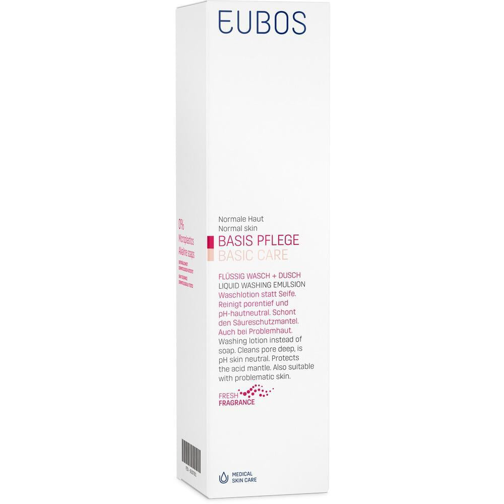 <tc>Eubos</tc> Nestemäinen pesuemulsio, punainen pullo annostelijalla, 400 ml