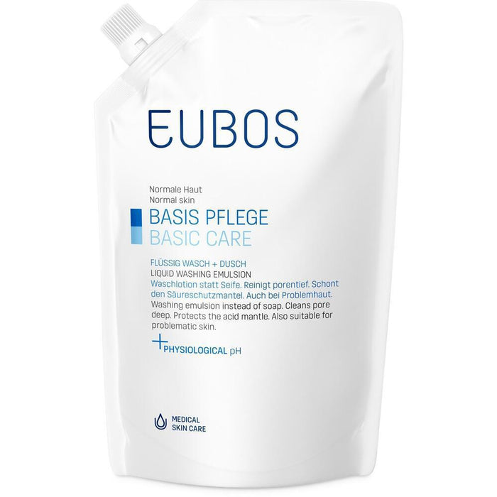 Eubos Liquid Washing Emulsion Blue Refill Pack 400 ml is a Bath & Shower