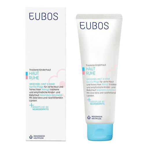 Eubos Baby & Kid Cleansing Gel for Skin and Hair 125 ml