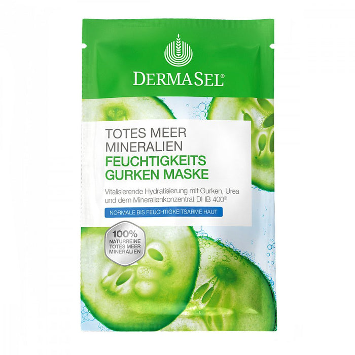 DermaSel Dead Sea Moisturizing Cucumber Mask 12 ml