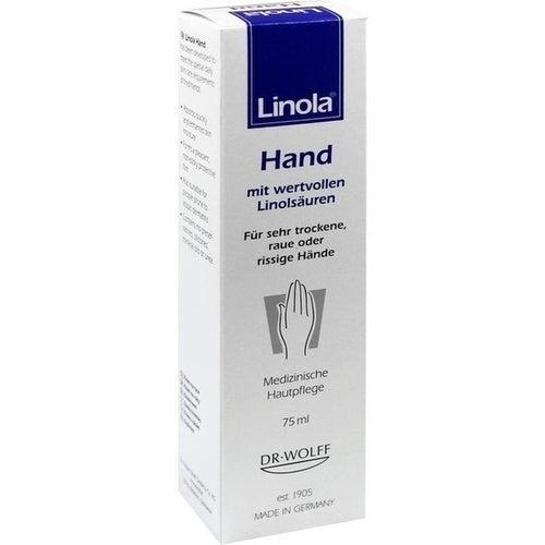Linola Hand Cream 75 ml is a hand cream for tired hands