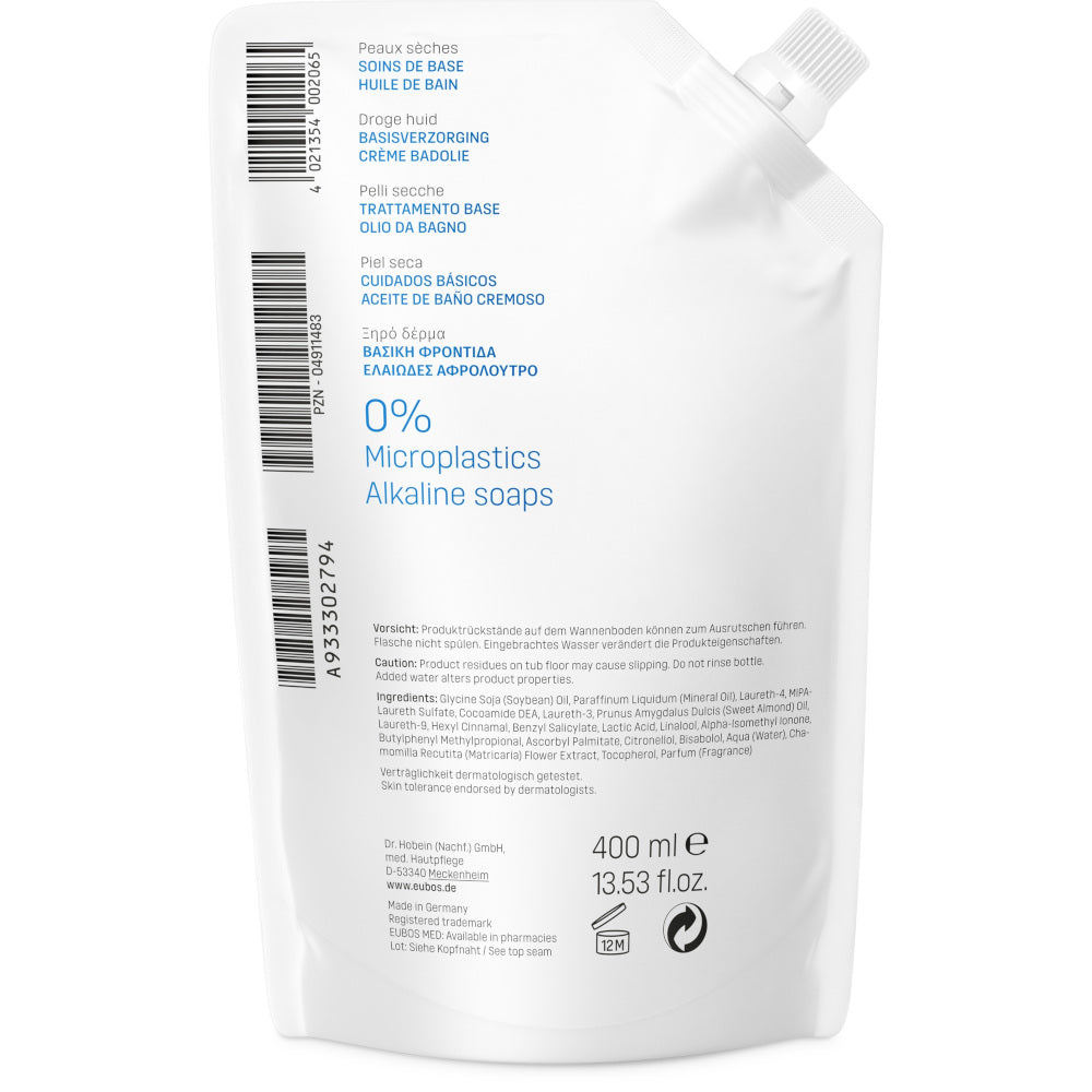 Cream Bath Oil Refill Pack 400 ml