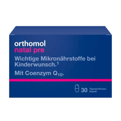 Orthomol Natal Pre for 4 weeks 30 capsules on VicNic.com