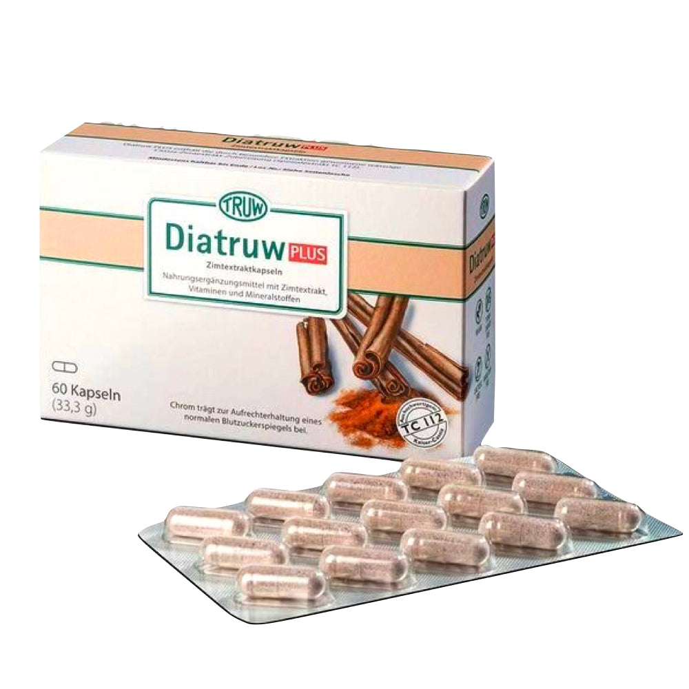 Diabetruw plus capsule de scorțișoară 60 CAP