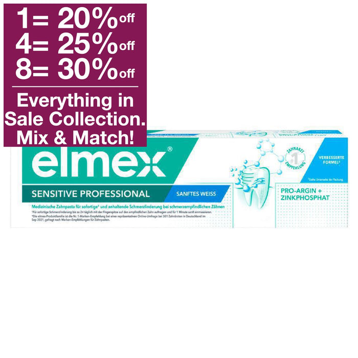 Elmex Sensitive Professional Toothpaste Gentle White 75 ml