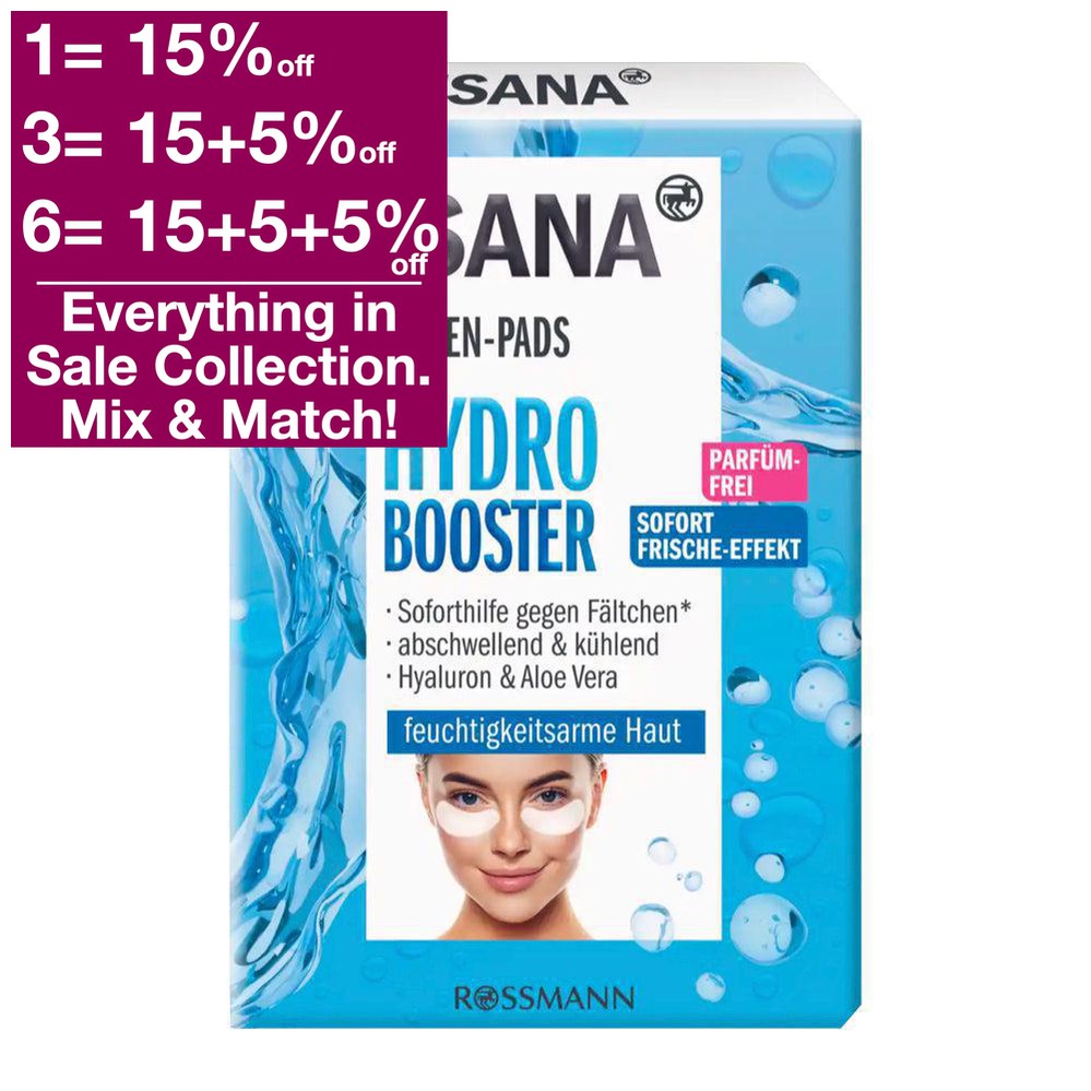 Isana Hydro Booster Eye Pads 6 pairs