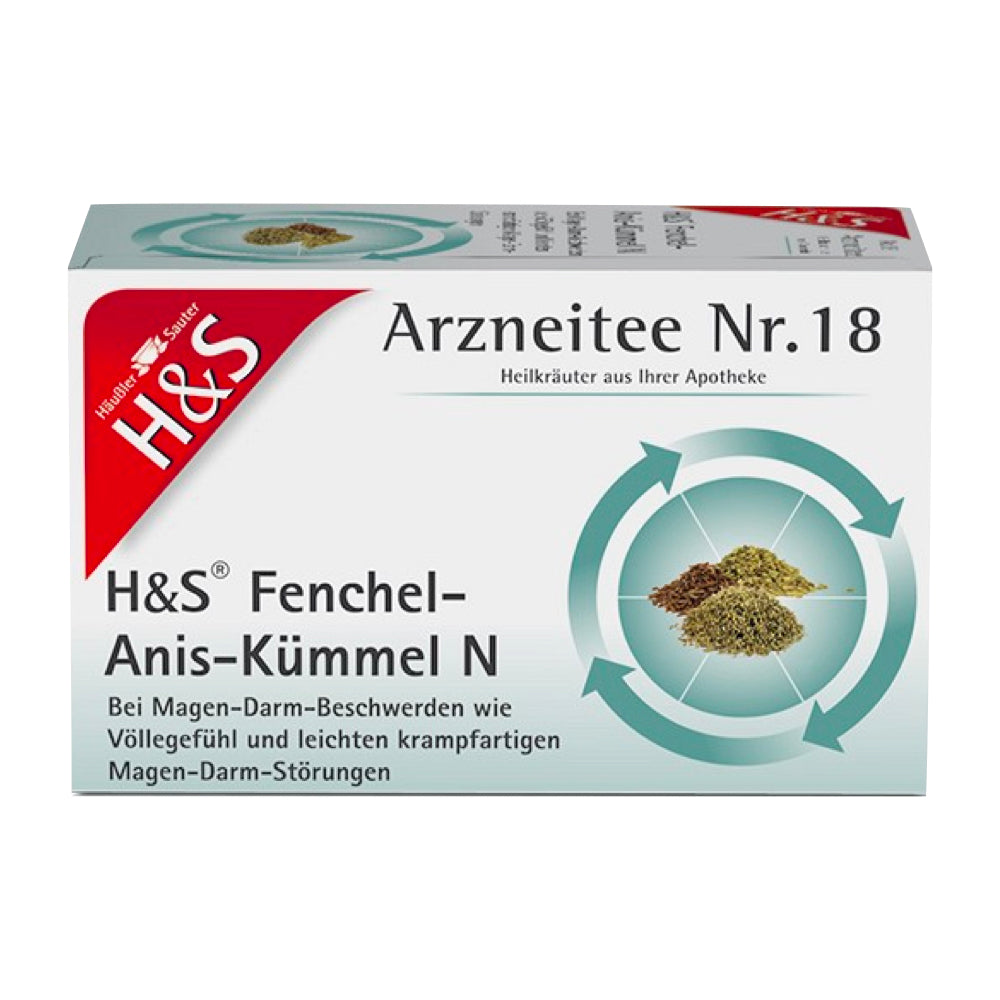 H&S Fennel Anise Cumin Tea No. 18 1 box