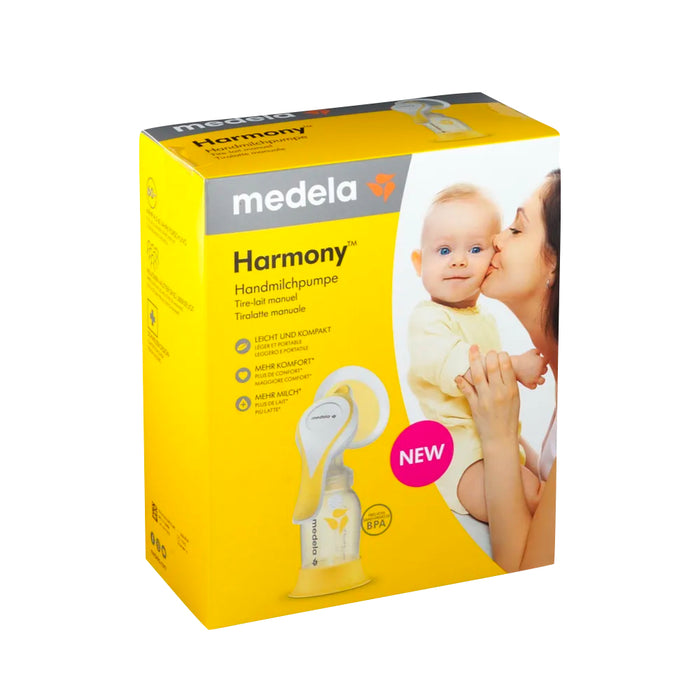 Medela Harmony Manual Breast Pump 2 x 150ml bottles 1 pack