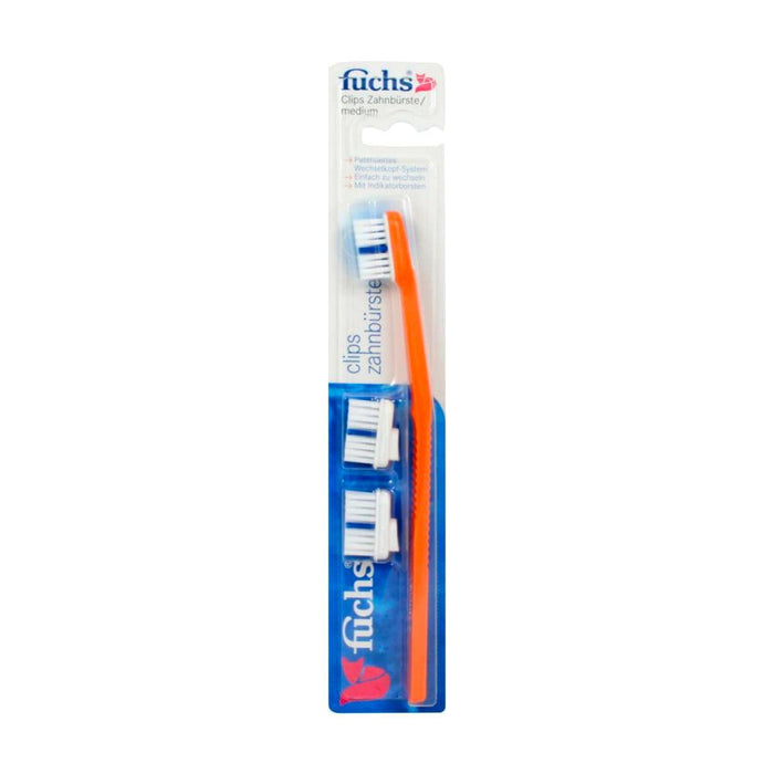 Fuchs Clipped Toothbrush Medium 1 pcs