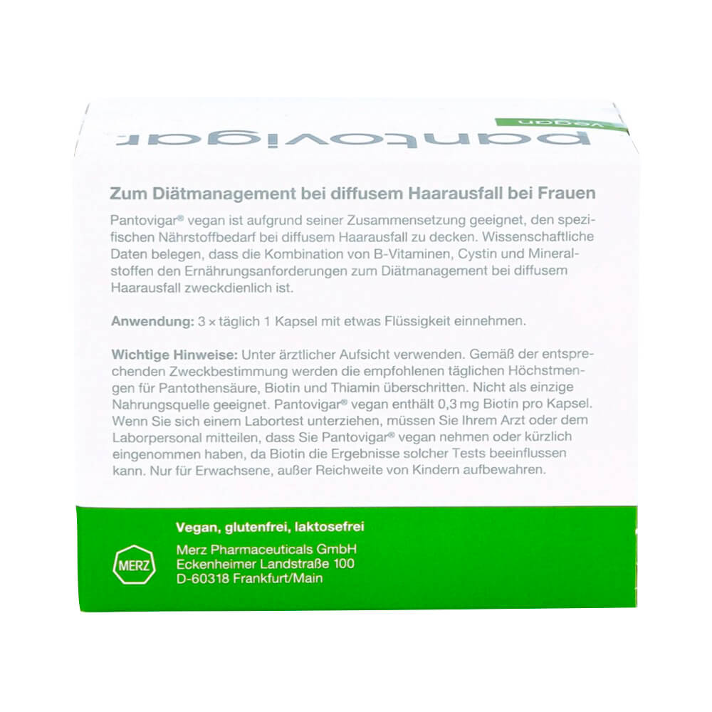 Pantovigar (Pantogar) Capsules against Hair Loss on VicNic.com